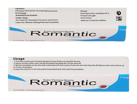 Romantic Micro Needle Piercing Numb Cream 10g No Pain Tattoo Cream