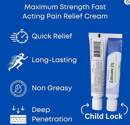 10g Piercing Numb Cream Microneedle Anesthetic Pain Relief Cream