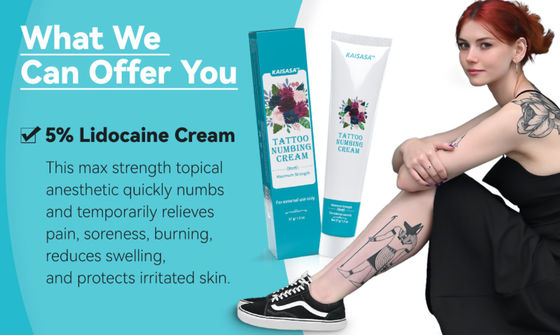 Anaesthetic Painless Numbing Cream For Tattoos Maximum Extra Strength