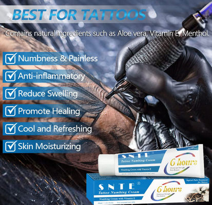 Painless Tattoo Numbing Cream SGS Approval Pain Killer Cream