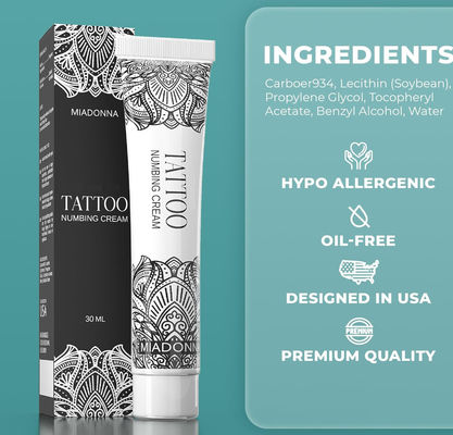 30ml Tattoo Anaesthetic OEM Cream Numbing Cream For Tattoos Chemist