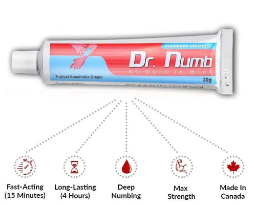 30g Numbing Cream For Waxing Piercings Numb Anesthetic Cream