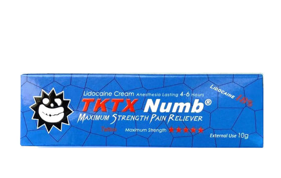 Blue 10gsm Painkiller Cream TKTX Safe Numbing Cream For Permanent Eyeliner