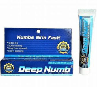 Deep Numb Anaesthetic Tattoo Cream 10g Tattoo Numbing Gel Customized