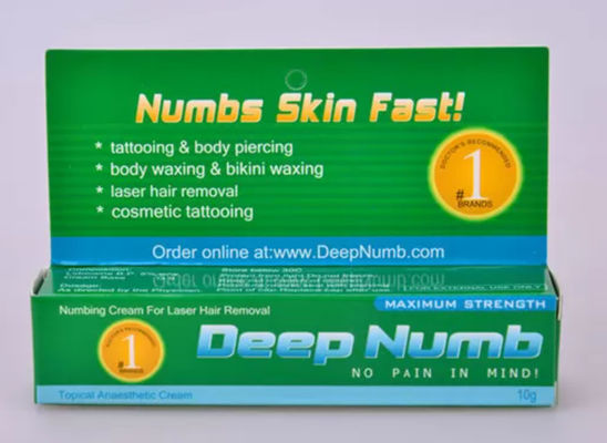 No Pain Tattoo Anaesthetic Cream 10gsm Tube Top Tattoo Numbing Cream