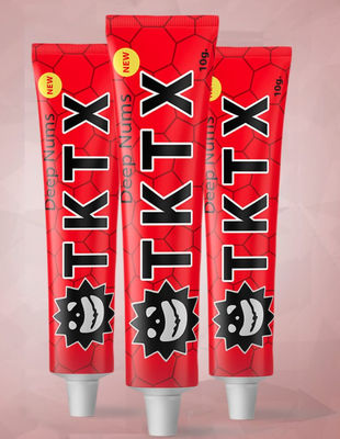 Red 40% TKTX Numbing Cream 10g Strongest Muscle Pain Relief Cream