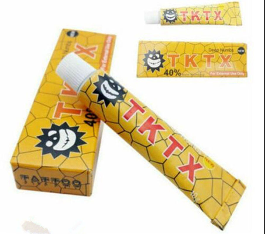 40% Yellow Tattoo Numbing Cream Tktx Strongest Pain Relief Cream