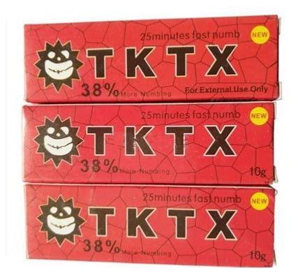 New Tktx 38% Numb Anesthetic Cream 10g No Pain Fast Numbness Cream