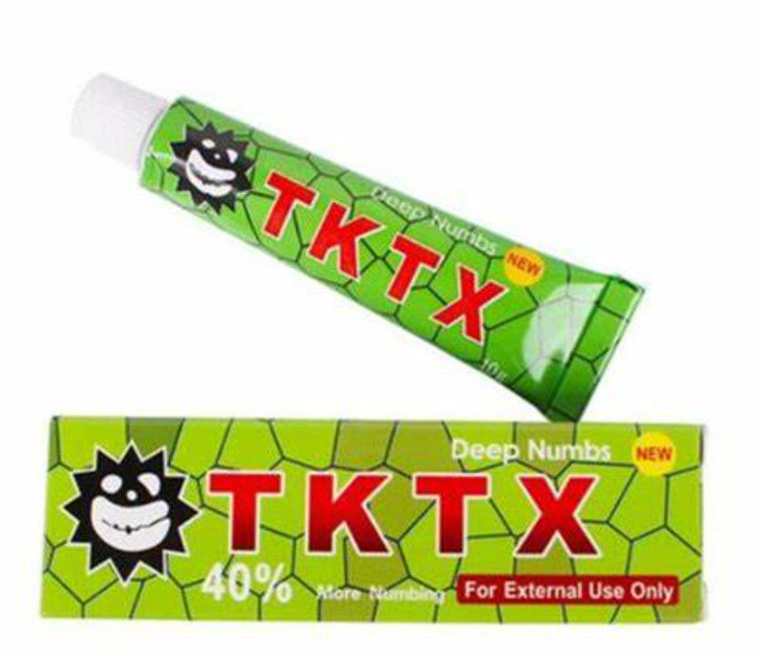 Green Tktx 40% Microneedling Numbing Cream 10g For Body Piercing