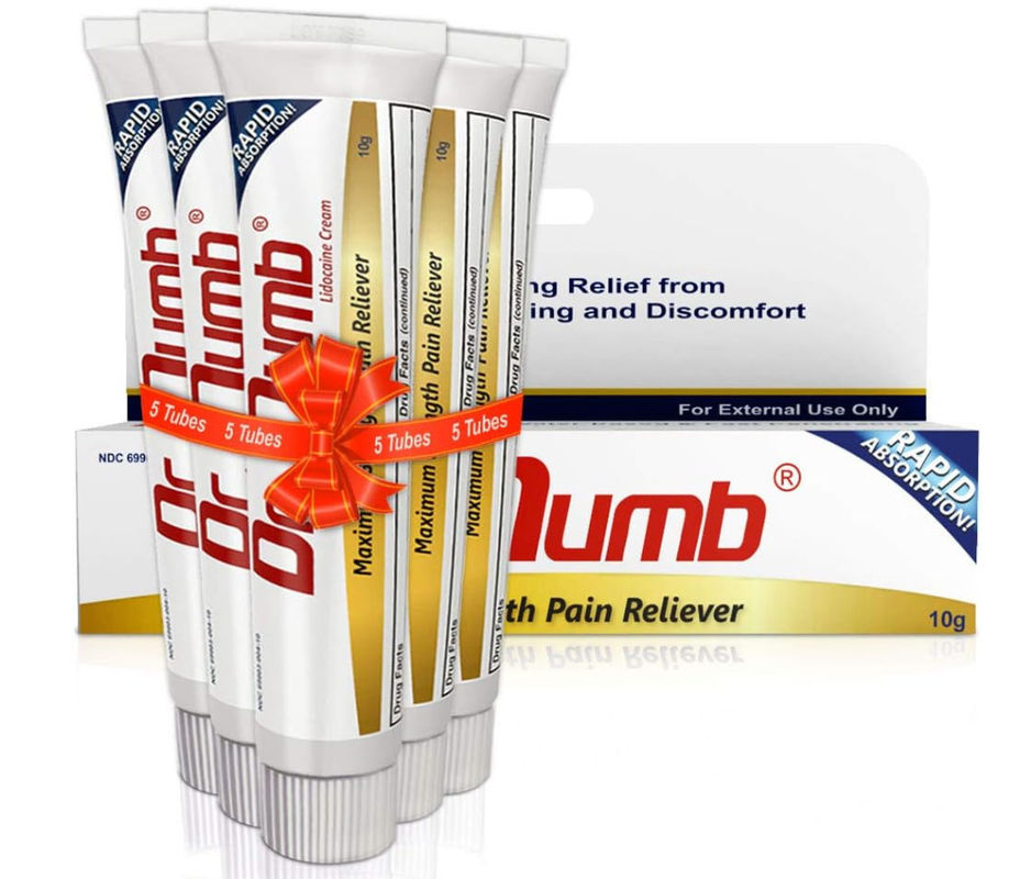 Dr. Numb Numbing Cream 10g Maximum Strength Tattoo Numbing Cream