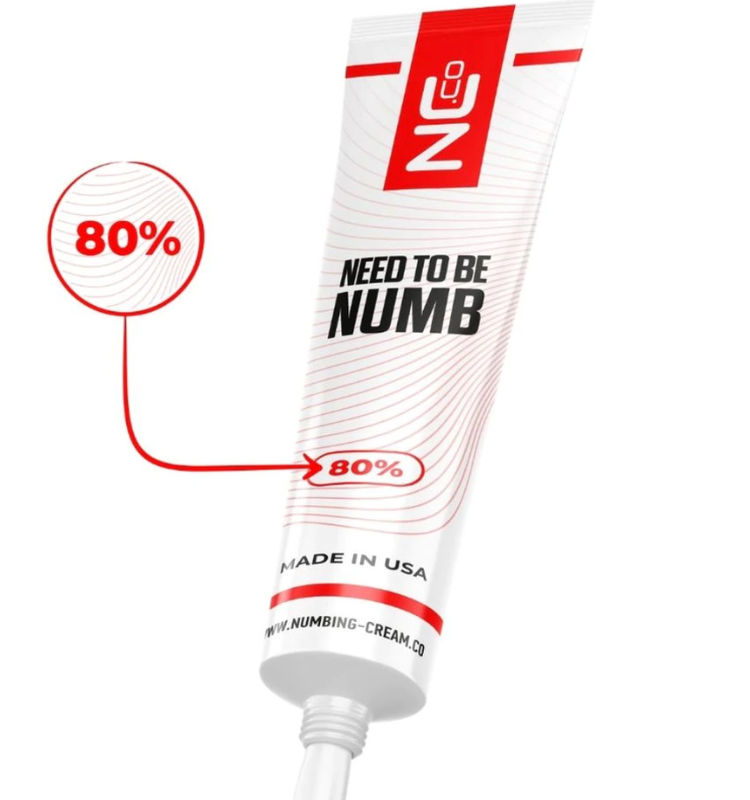 Tattoo Numbing Gel 30 Gsm Topical Anesthetic For Laser Hair Removal