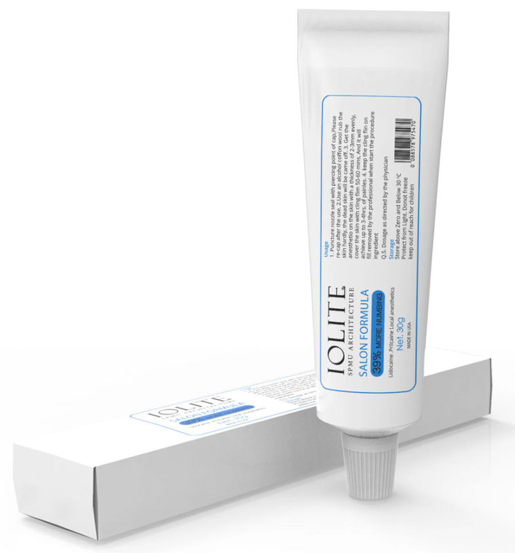 White Painless Numbing Cream 30gsm Pre Numbing Cream For Microblading