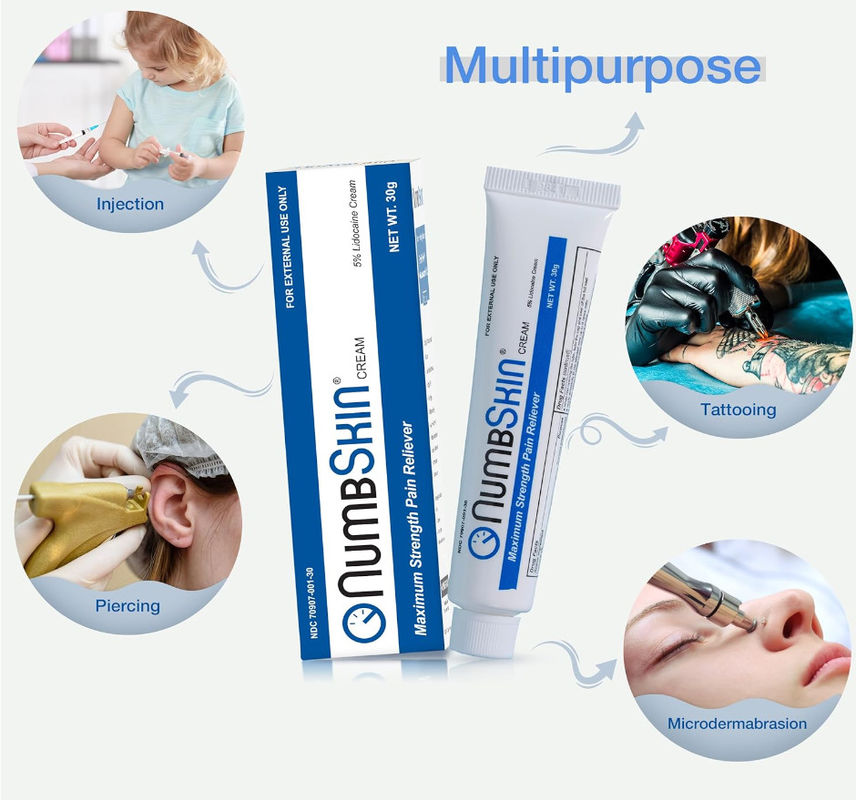 30g Topical Anesthetic Cream OEM ODM Numbing Cream For Piercings