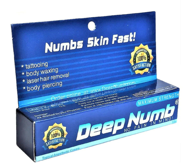 Topical Deep Numb Numbing Cream CE SGS Pain Free Numbing Cream