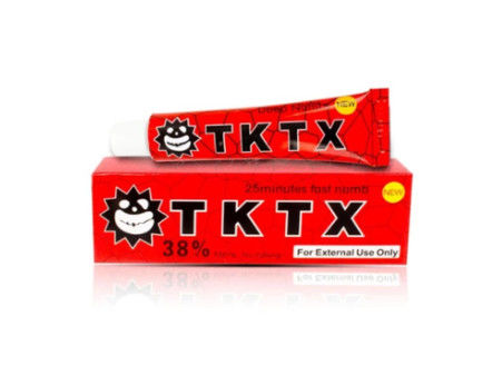 TKTX 38% Eyeliner Numbing Cream 10g Topical Tattoo Pain Cream