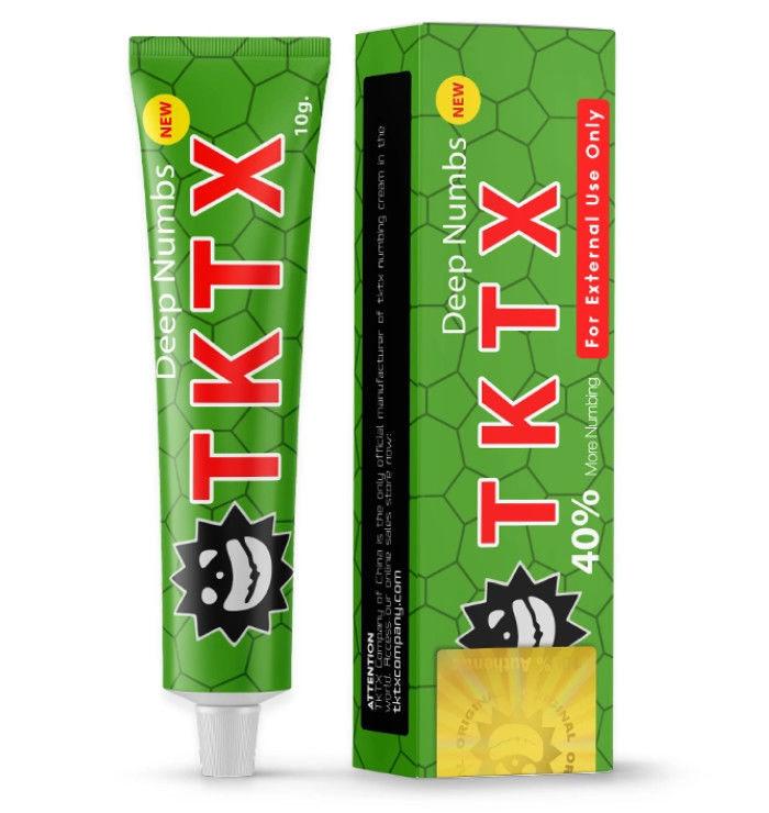 TKTX Green 40% Numbing Cream Original Tattoo Pain Killer Cream