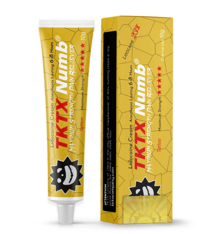 TKTX Gold 100% Tattoo Pain Killer Cream With CE SGS Approval