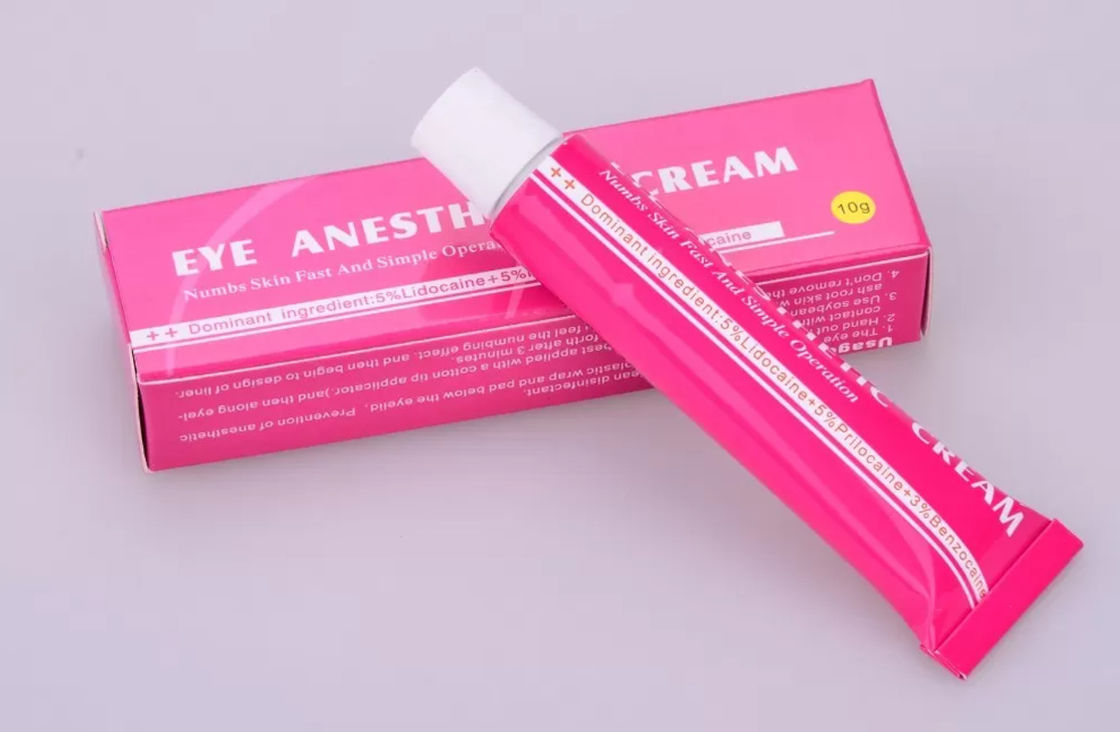 Eye Tattoo Anesthetic Cream For Tattooing Eyebrow / Eyeliner Numb Cream