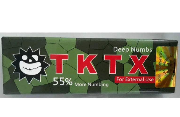 TKTX Numbing Cream Green 55% Tattoo Pain Relief Cream 10g