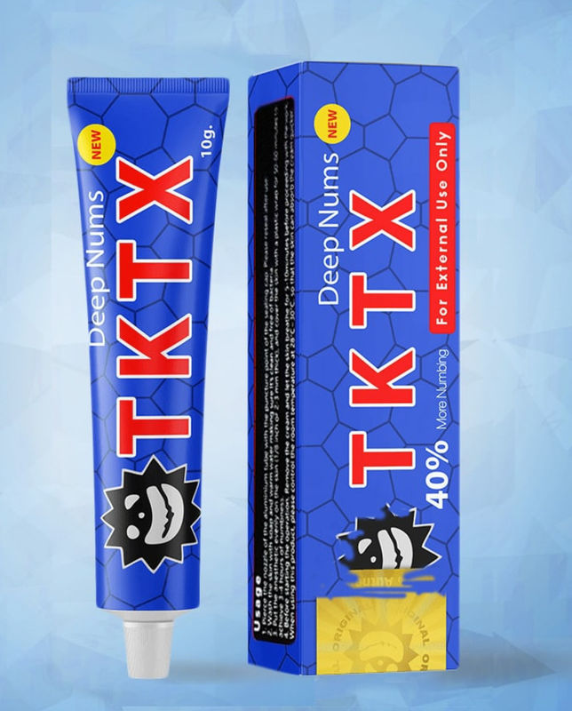 Blue 40% TKTX Numbing Cream 10gsm Tattoo Pain Relief Cream