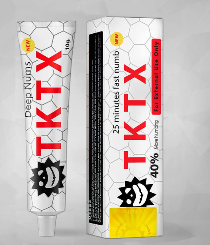 White 40% TKTX Numbing Cream 10g Relief Pain Relieving Cream