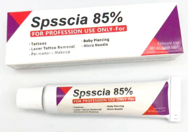 85% Body Piercing Numbing Cream CE Permanent Tattoo Removal Cream