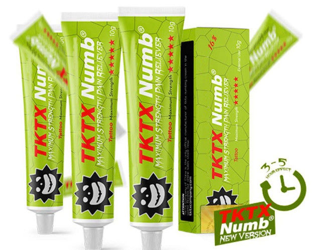 New Improved Strongest TKTX Numb Cream Green Painless Tattoo Cream